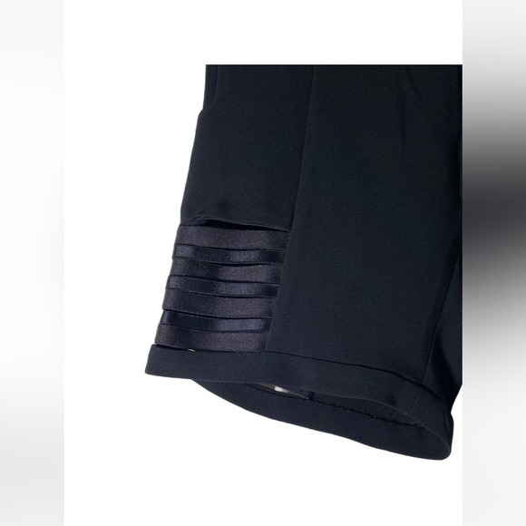 💋Rad Hourani Unisex Black Strap Shorts 💋 - Picture 3 of 7